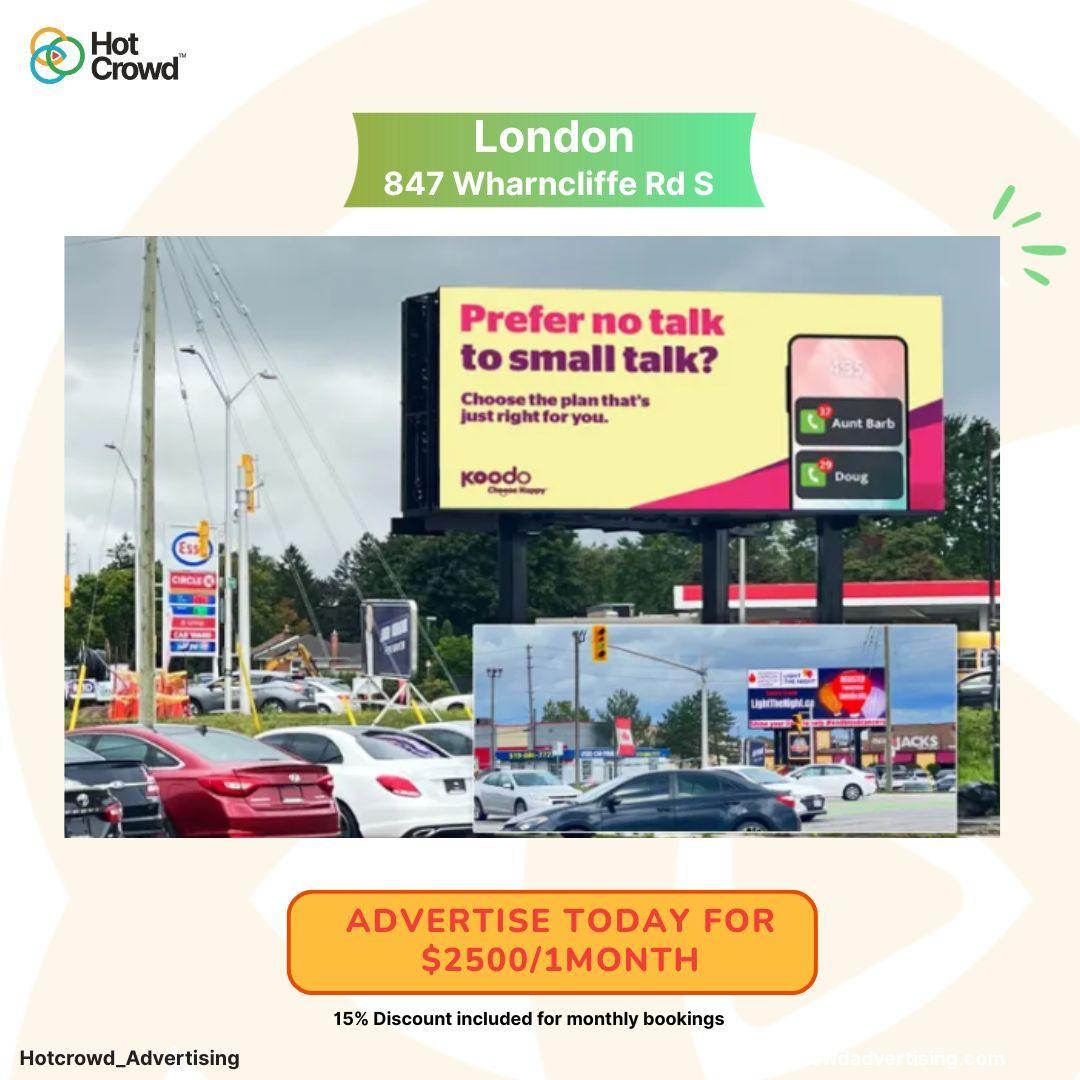 London Available Billboard