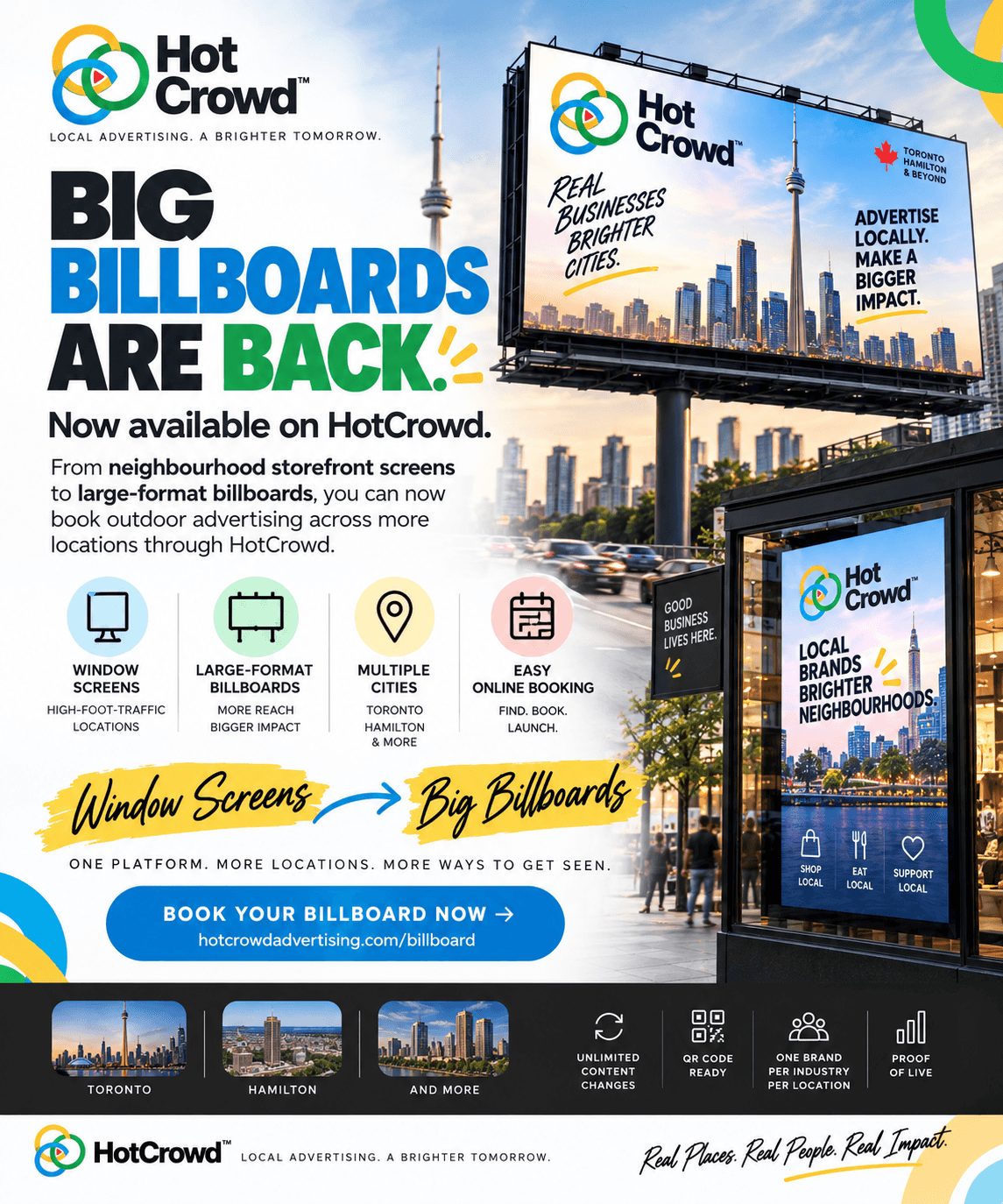 Billboard Advertising Is Back in Ontario | Book on HotCrowd