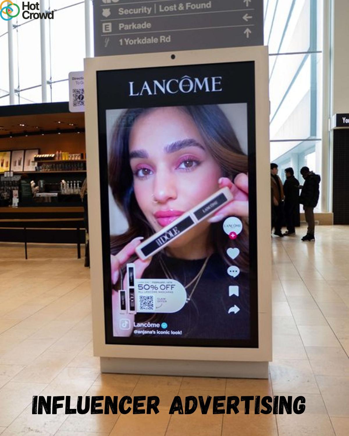 Influencer Content Beyond the Feed: Using Digital Screens for Physical-World Campaigns
