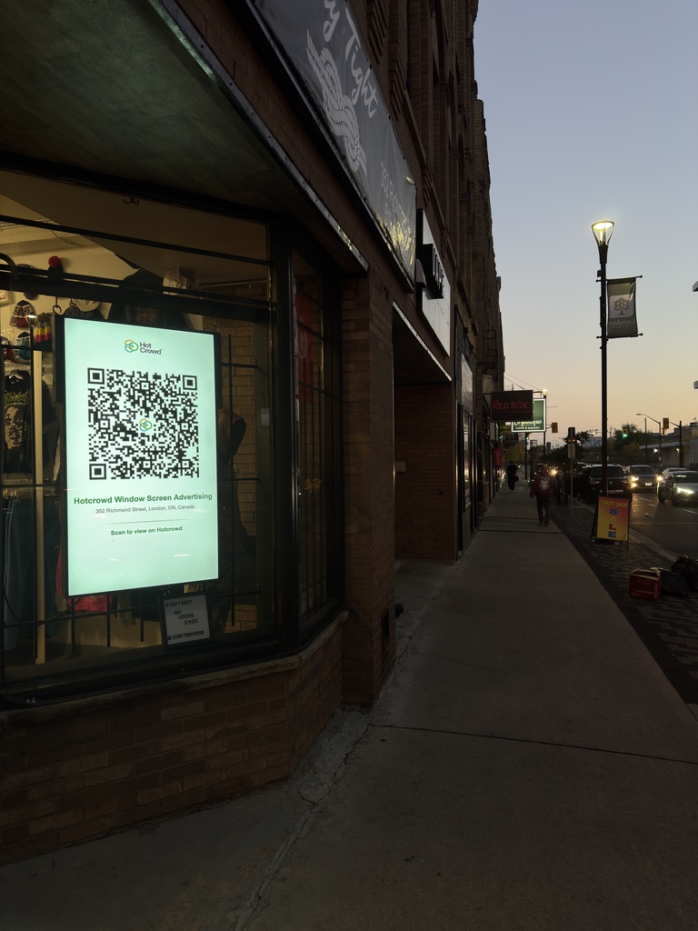 London Ontario Digital screen